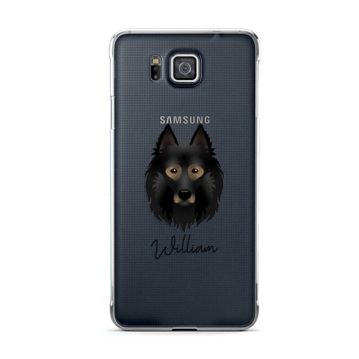 Belgian Tervuren Personalised Samsung Galaxy Alpha Case
