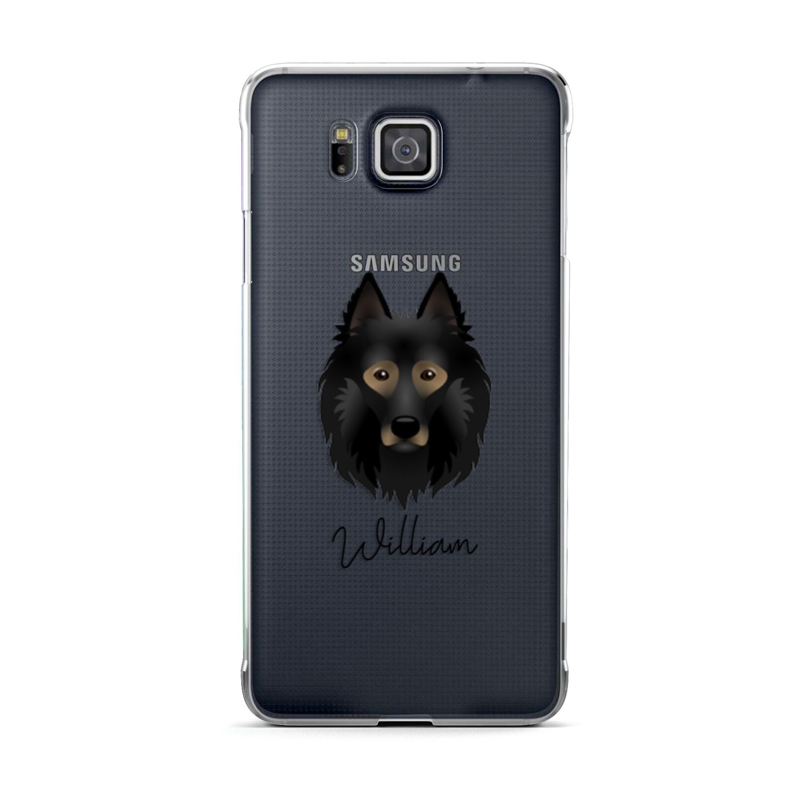 Belgian Tervuren Personalised Samsung Galaxy Alpha Case