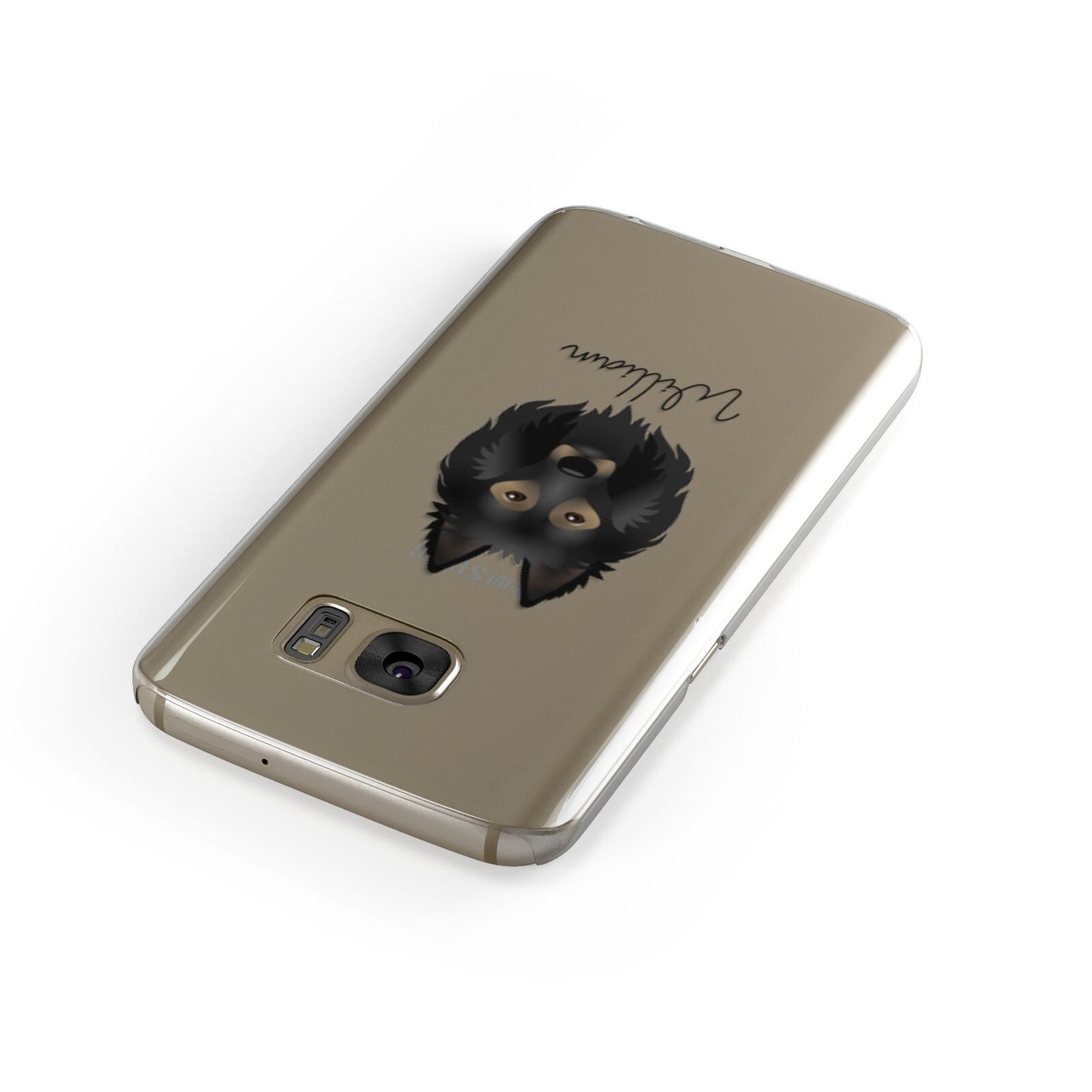 Belgian Tervuren Personalised Samsung Galaxy Case Front Close Up