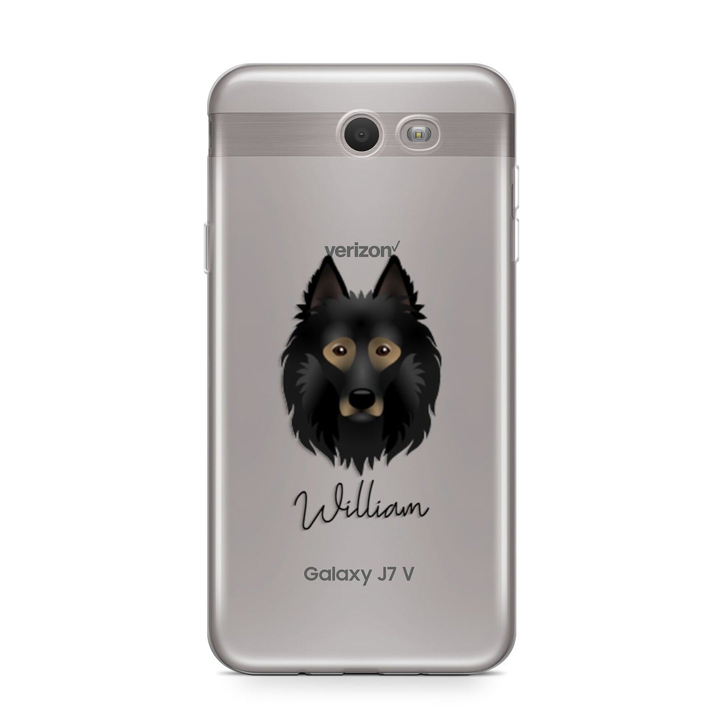 Belgian Tervuren Personalised Samsung Galaxy J7 2017 Case
