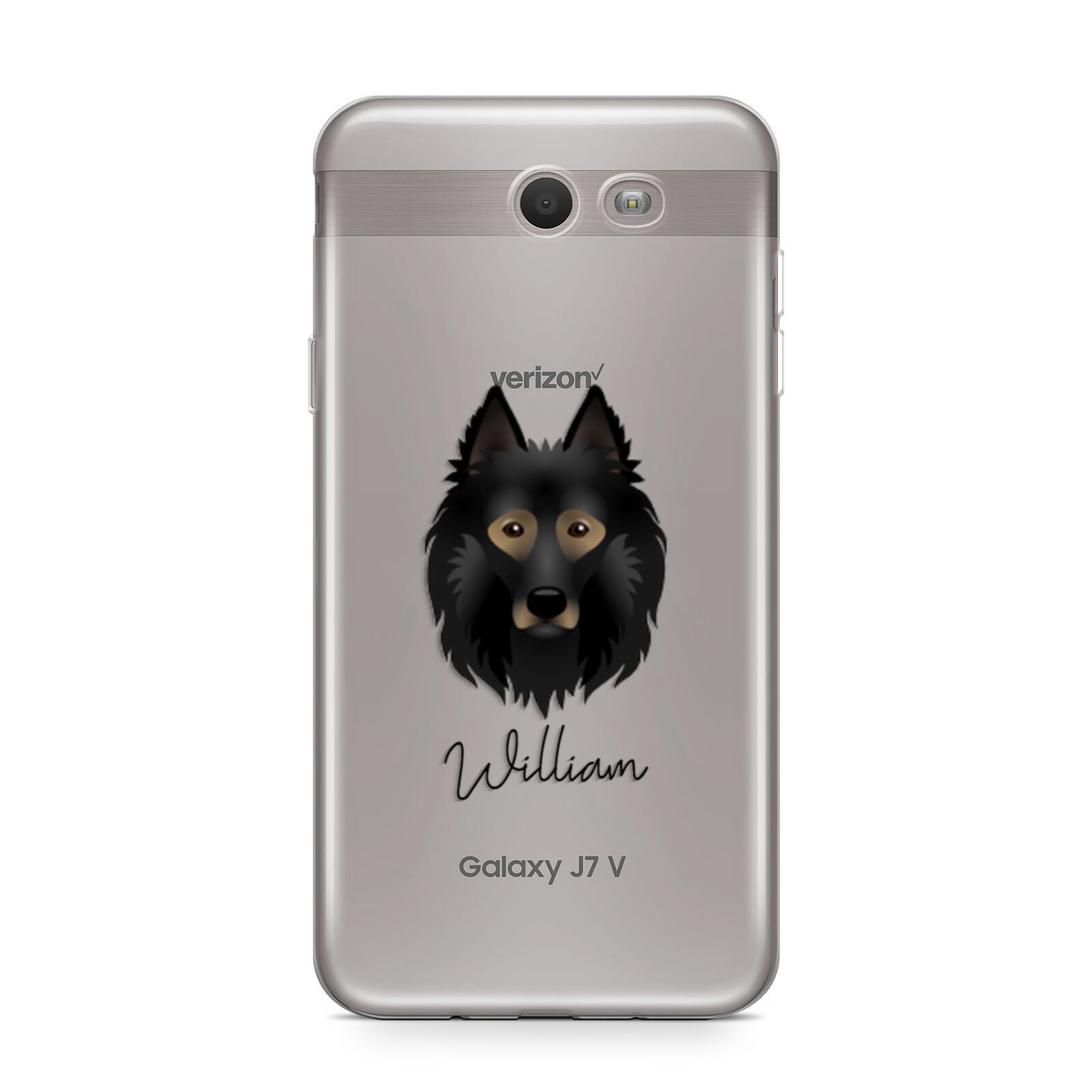 Belgian Tervuren Personalised Samsung Galaxy J7 2017 Case