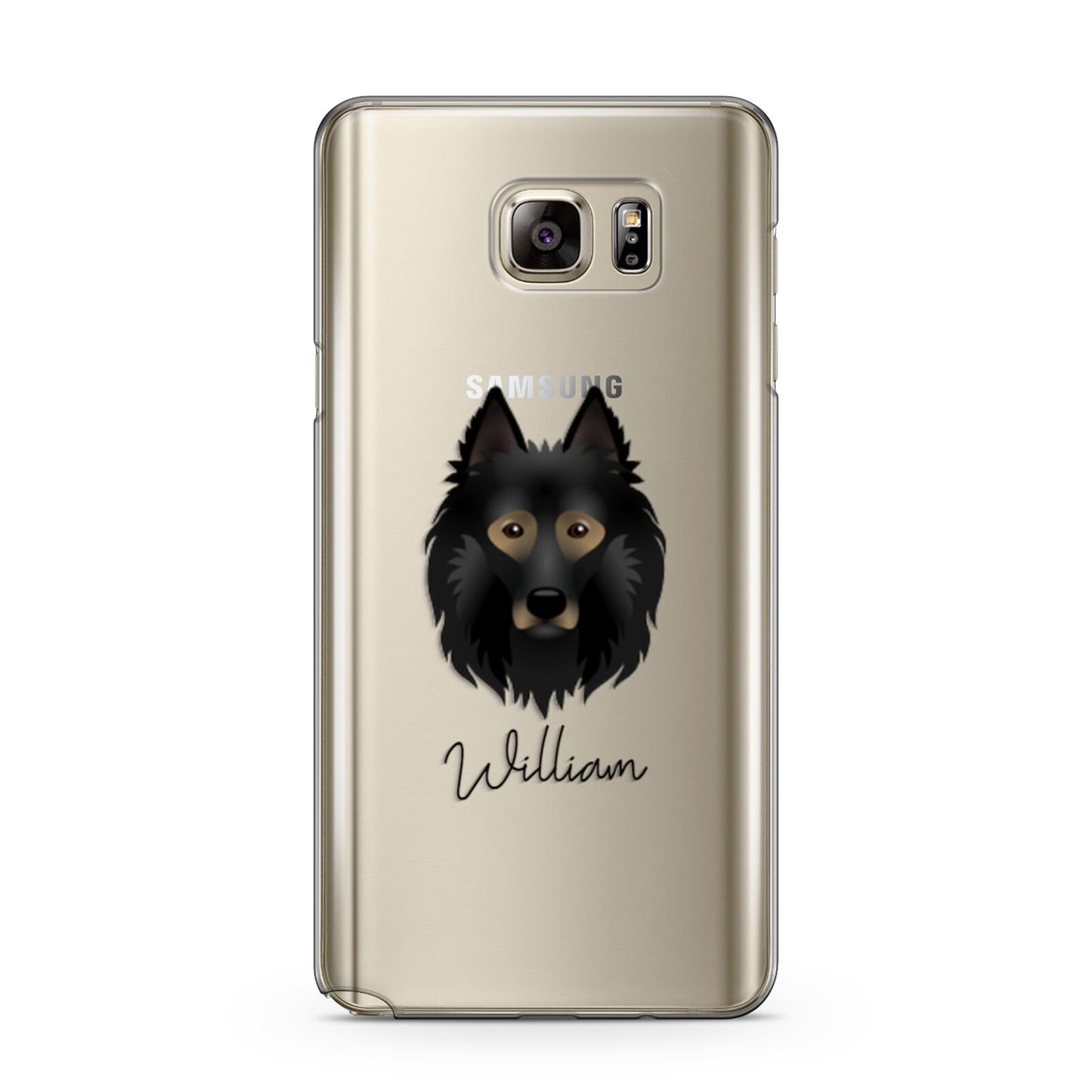 Belgian Tervuren Personalised Samsung Galaxy Note 5 Case