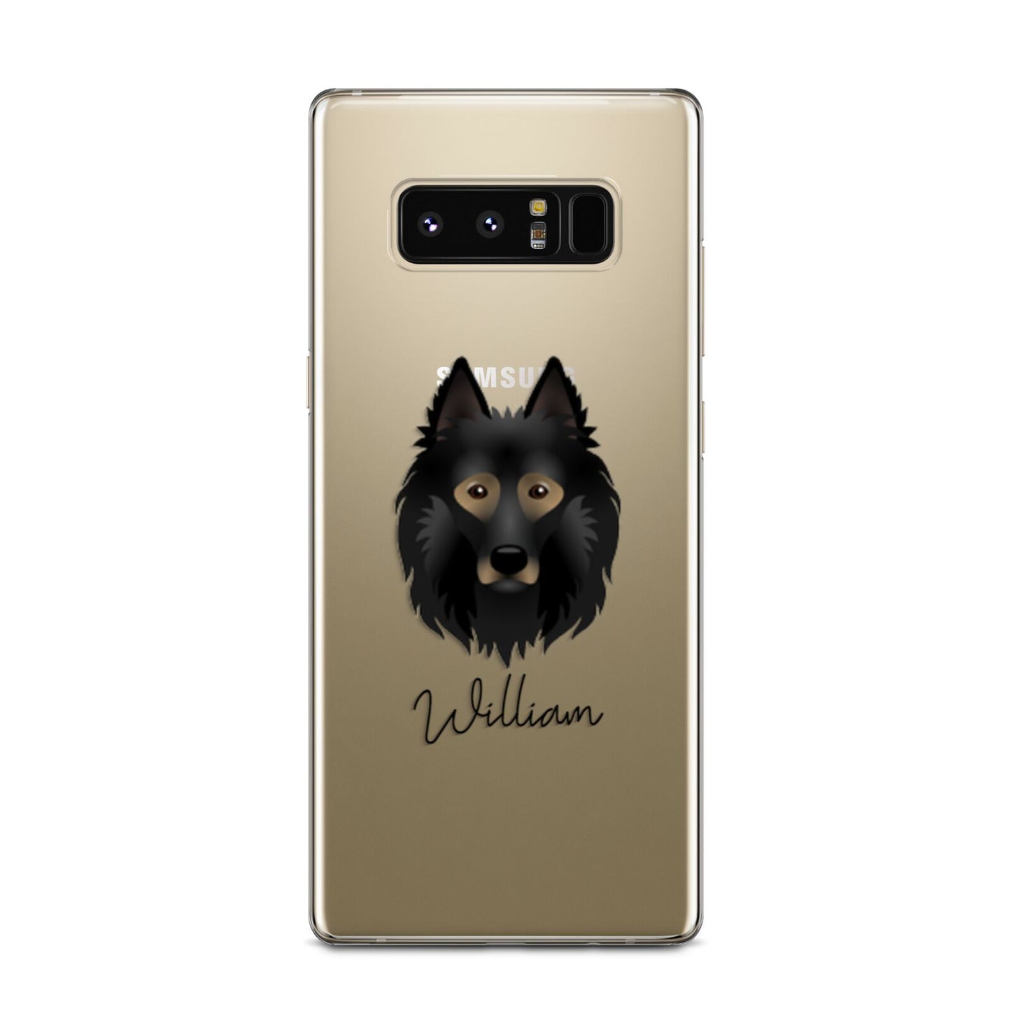 Belgian Tervuren Personalised Samsung Galaxy Note 8 Case