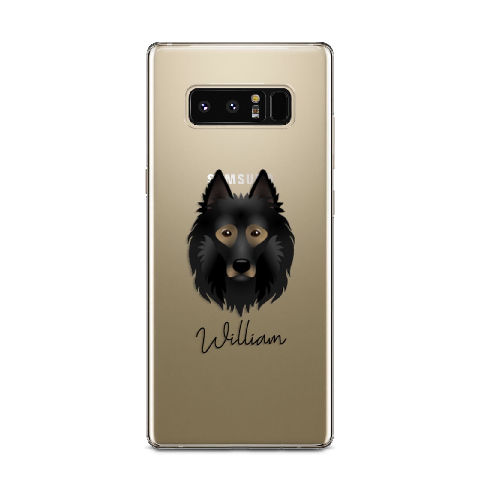 Belgian Tervuren Personalised Samsung Galaxy Note 8 Case