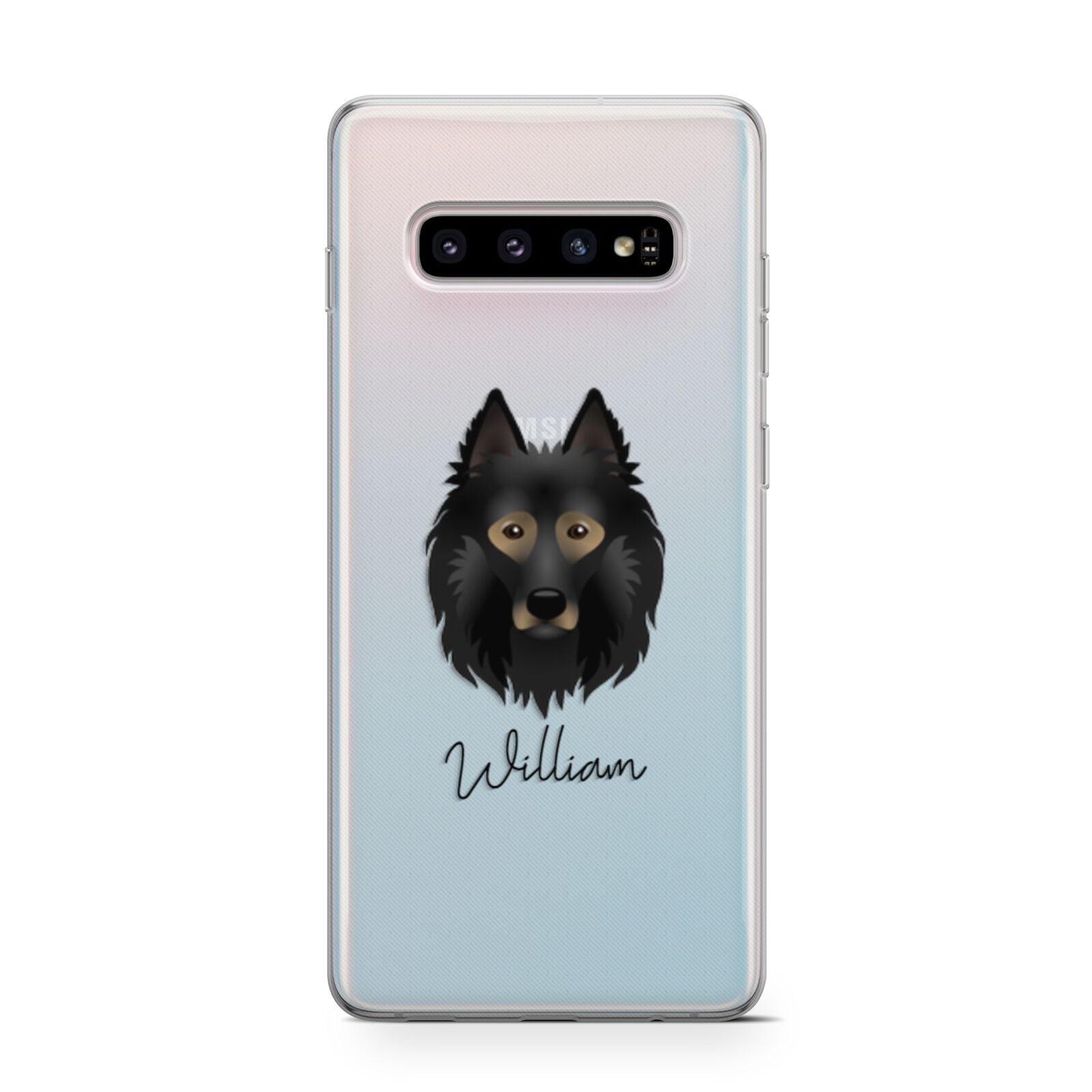 Belgian Tervuren Personalised Samsung Galaxy S10 Case