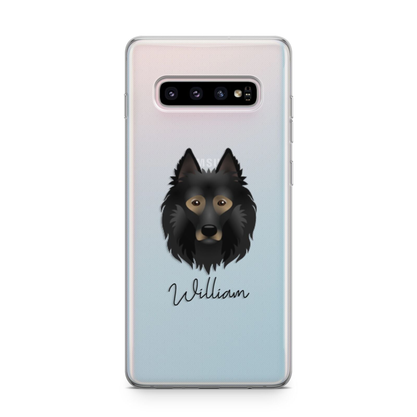 Belgian Tervuren Personalised Samsung Galaxy S10 Plus Case