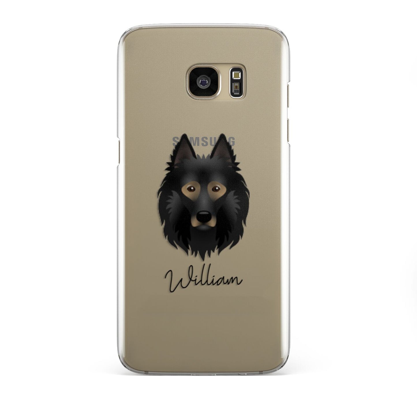 Belgian Tervuren Personalised Samsung Galaxy S7 Edge Case