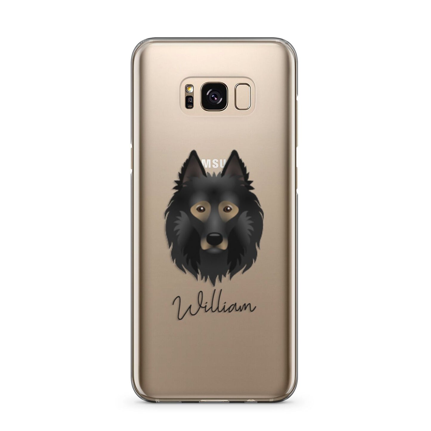 Belgian Tervuren Personalised Samsung Galaxy S8 Plus Case
