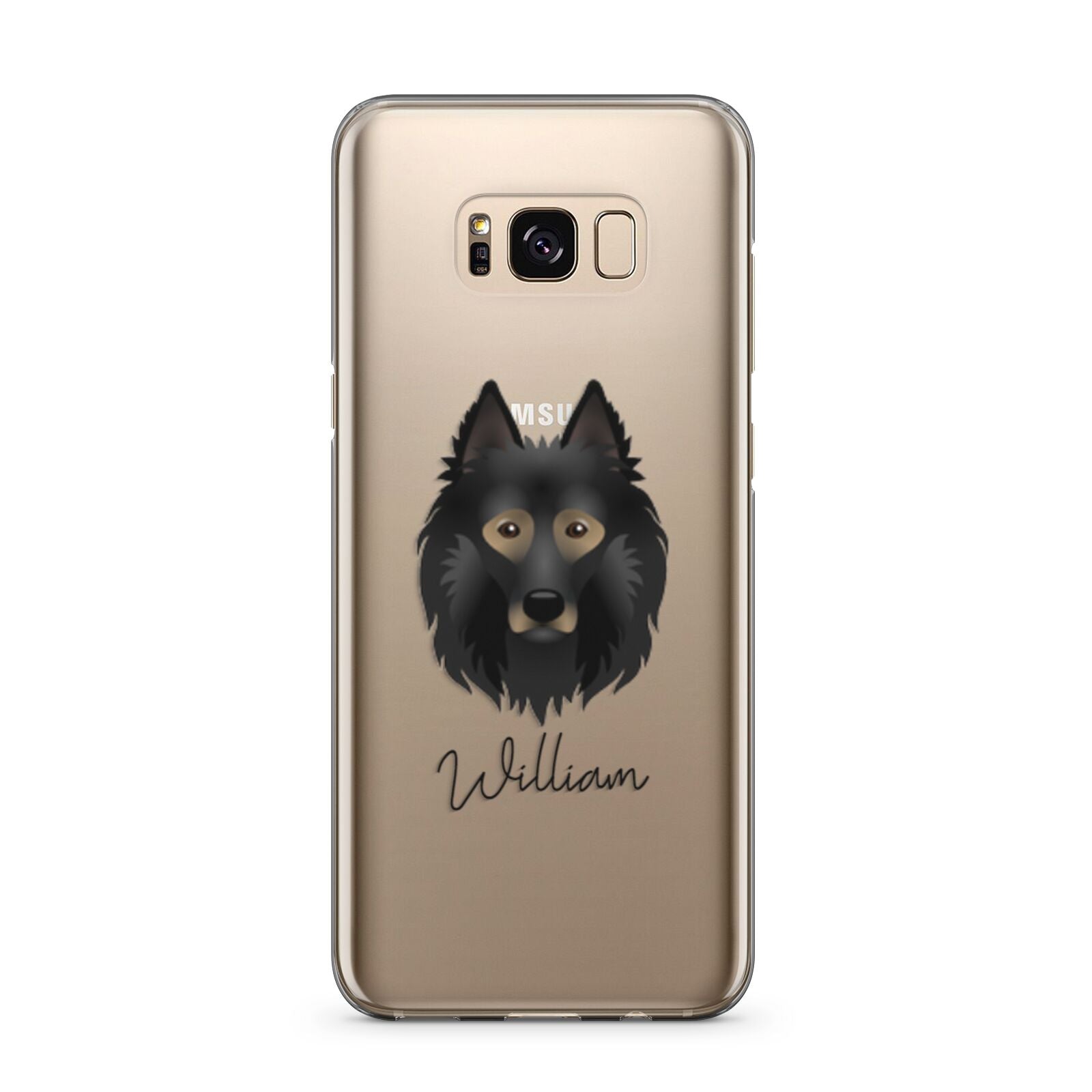 Belgian Tervuren Personalised Samsung Galaxy S8 Plus Case