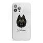 Belgian Tervuren Personalised iPhone 13 Pro Max Clear Bumper Case