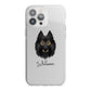 Belgian Tervuren Personalised iPhone 13 Pro Max TPU Impact Case with White Edges