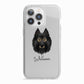 Belgian Tervuren Personalised iPhone 13 Pro TPU Impact Case with White Edges