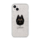 Belgian Tervuren Personalised iPhone 14 Plus Glitter Tough Case Starlight