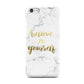 Believe In Yourself Gold Marble Apple iPhone 5c Case