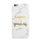 Believe In Yourself Gold Marble Apple iPhone 6 Plus 3D Tough Case