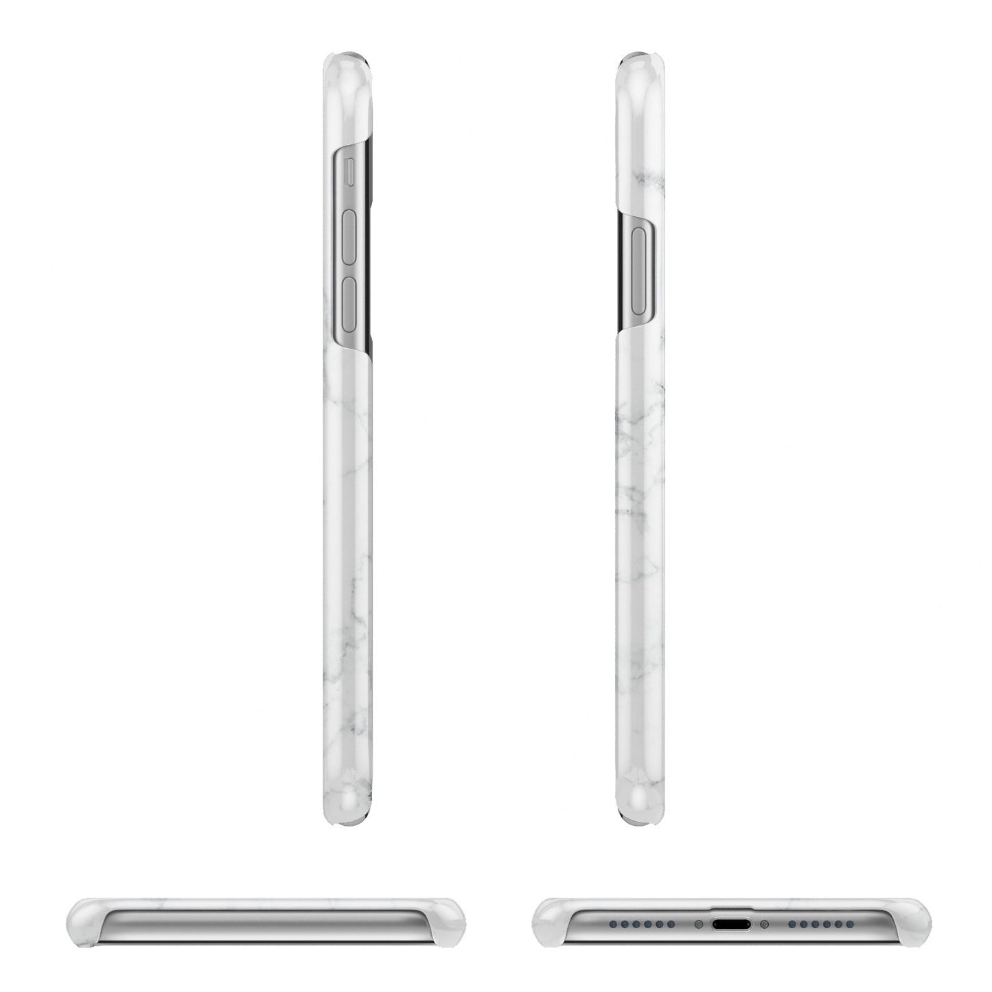 Believe In Yourself Gold Marble Apple iPhone XR 3D Wrap Snap Case Angled Images on White Phone