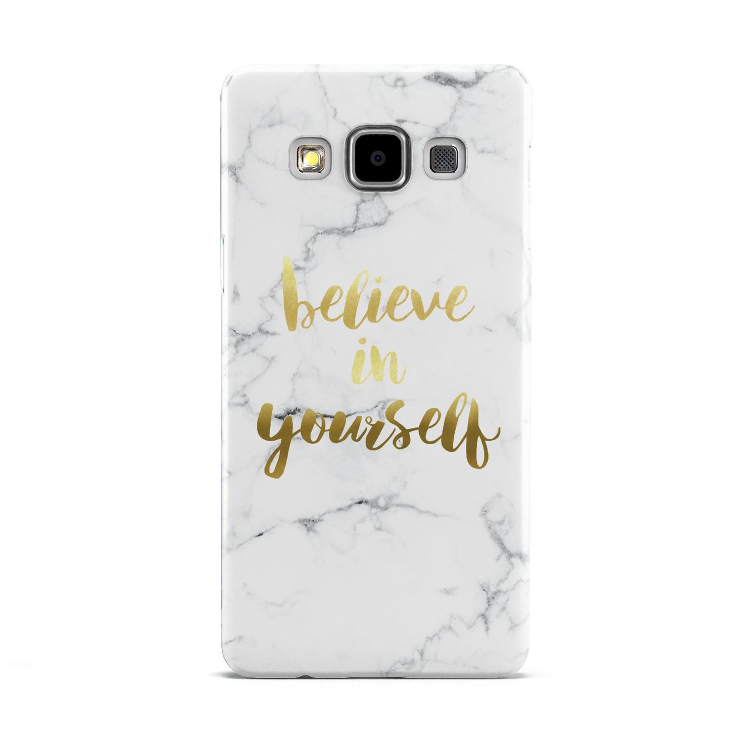 Believe In Yourself Gold Marble Samsung Galaxy A5 Case