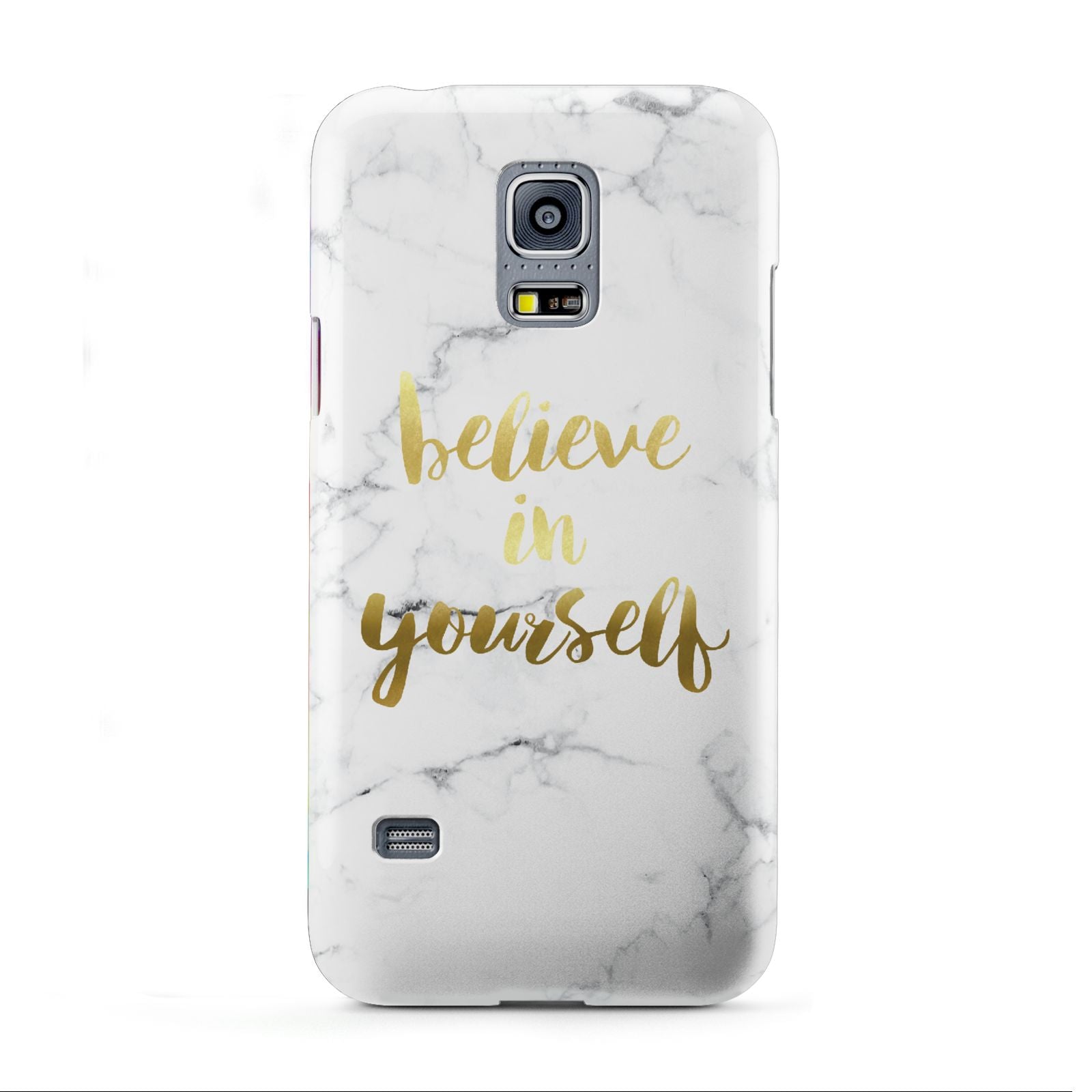 Believe In Yourself Gold Marble Samsung Galaxy S5 Mini Case