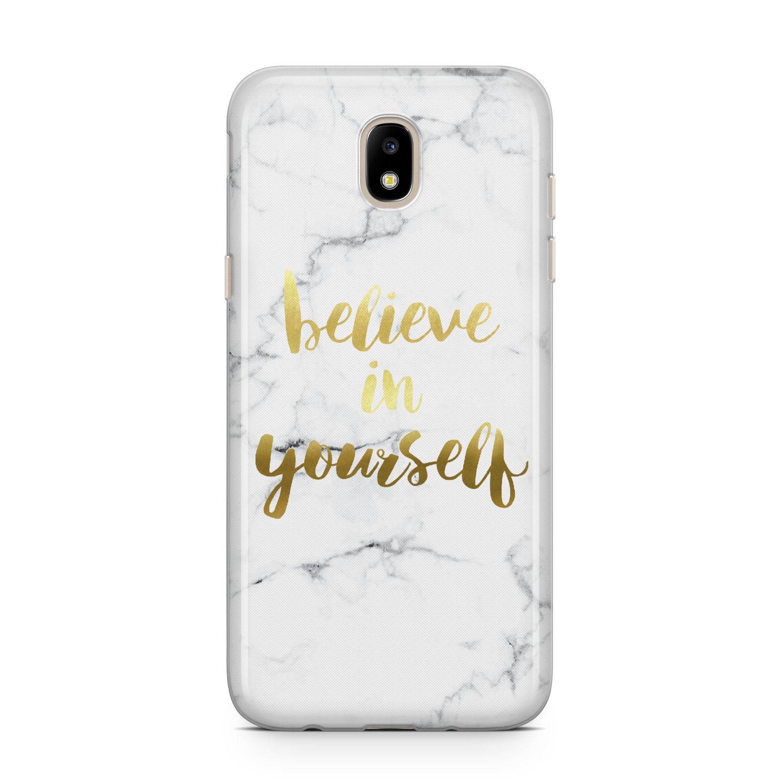Believe In Yourself Gold Marble Samsung J5 2017 Case