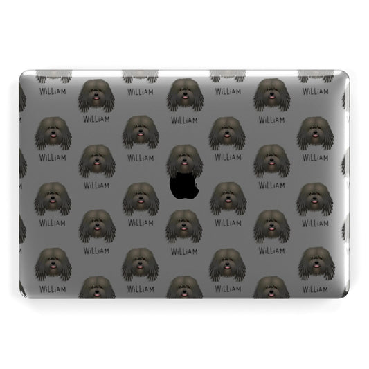 Bergamasco Icon with Name Apple MacBook Case