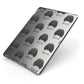 Bergamasco Icon with Name Apple iPad Case on Grey iPad Side View