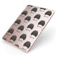 Bergamasco Icon with Name Apple iPad Case on Rose Gold iPad Side View