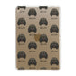 Bergamasco Icon with Name Apple iPad Gold Case