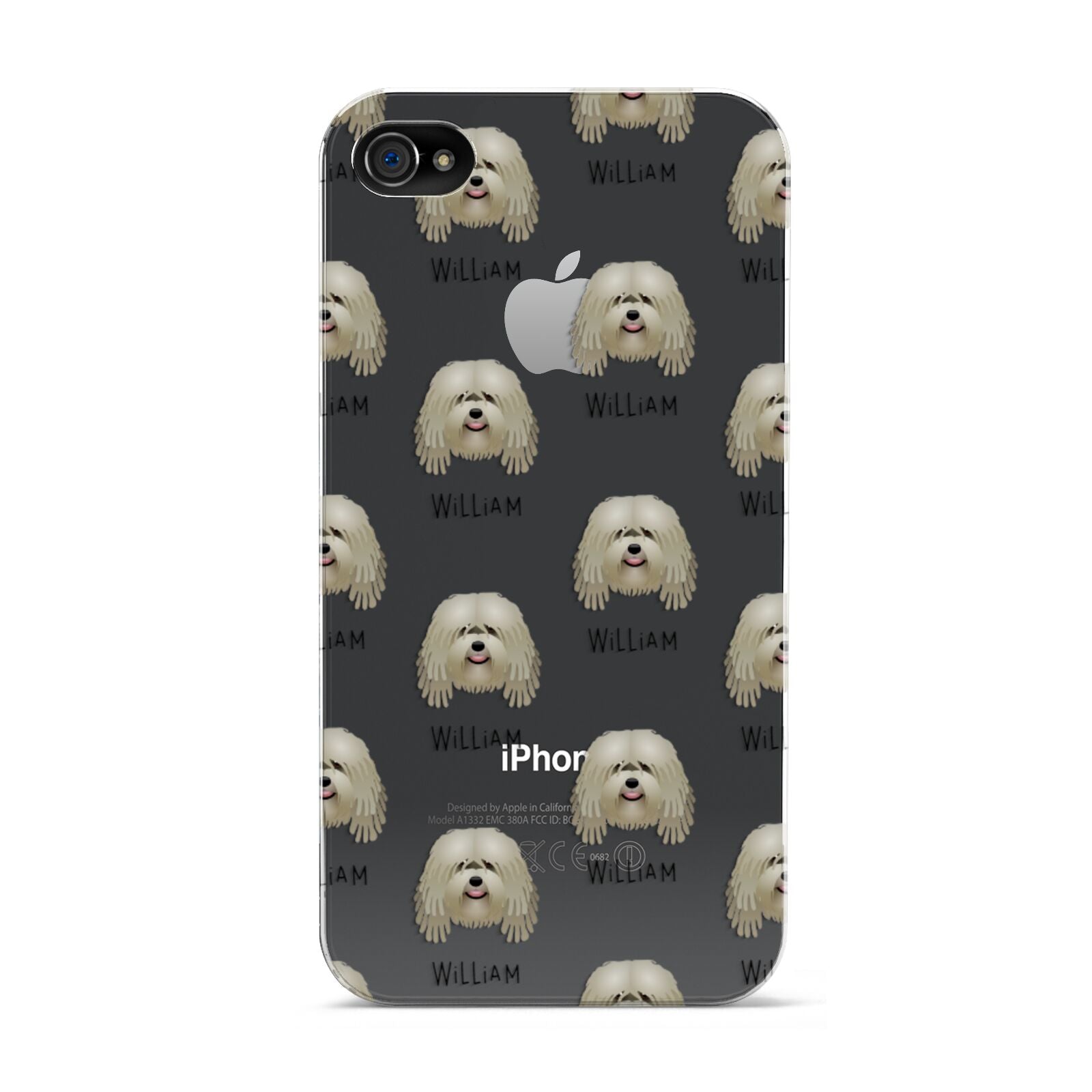 Bergamasco Icon with Name Apple iPhone 4s Case