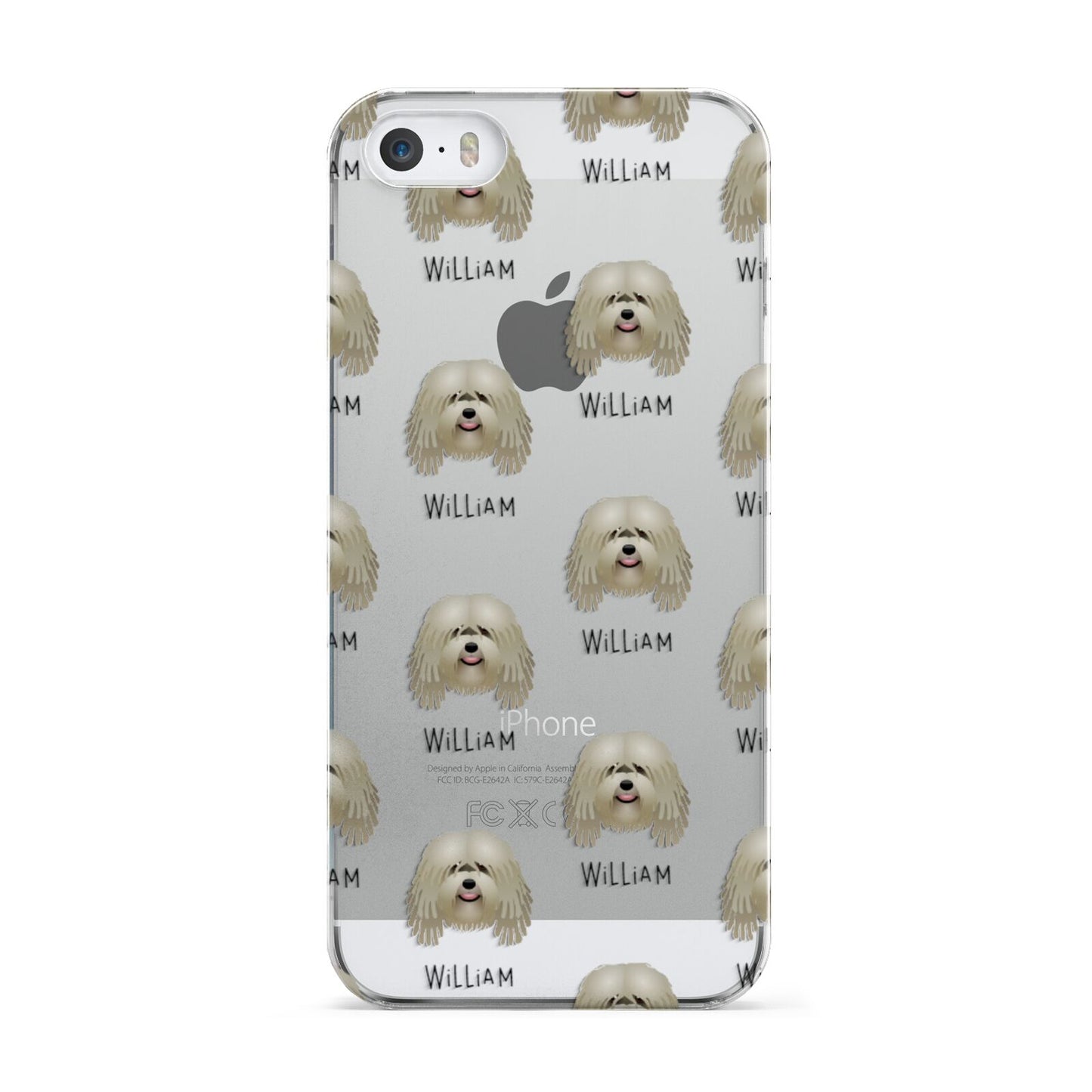 Bergamasco Icon with Name Apple iPhone 5 Case