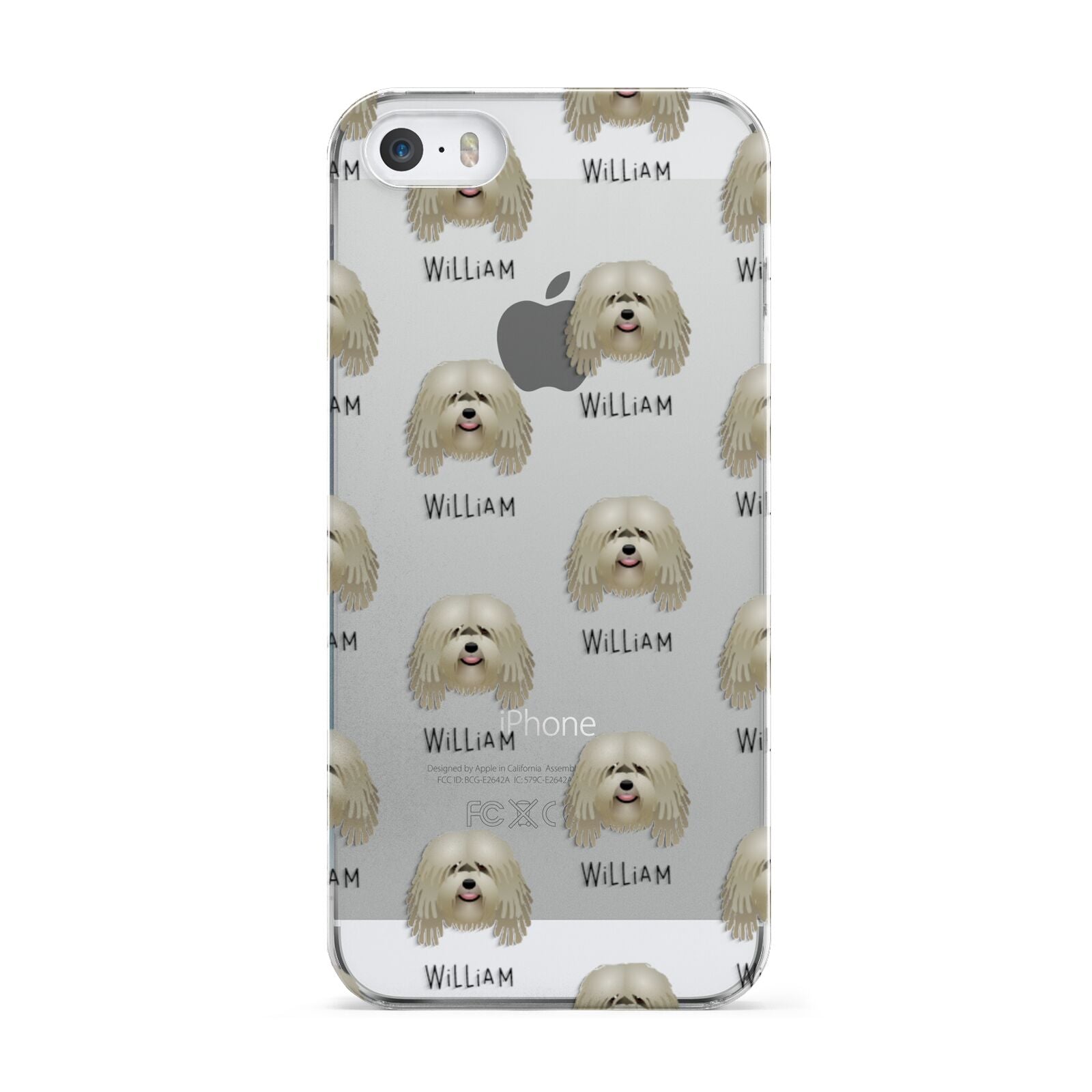 Bergamasco Icon with Name Apple iPhone 5 Case