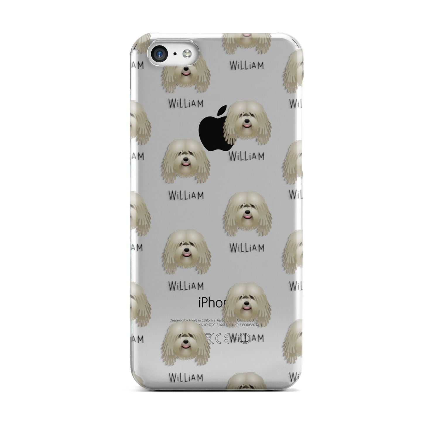 Bergamasco Icon with Name Apple iPhone 5c Case