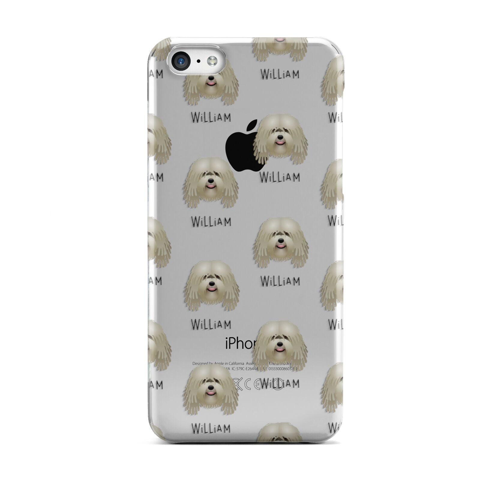 Bergamasco Icon with Name Apple iPhone 5c Case