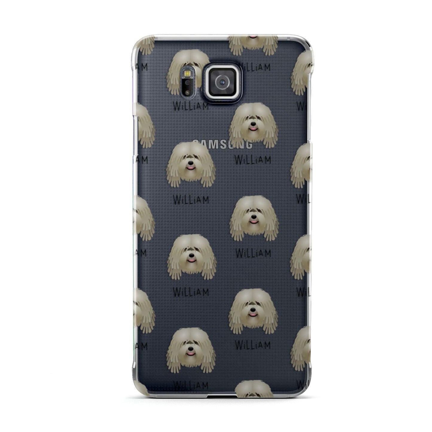 Bergamasco Icon with Name Samsung Galaxy Alpha Case