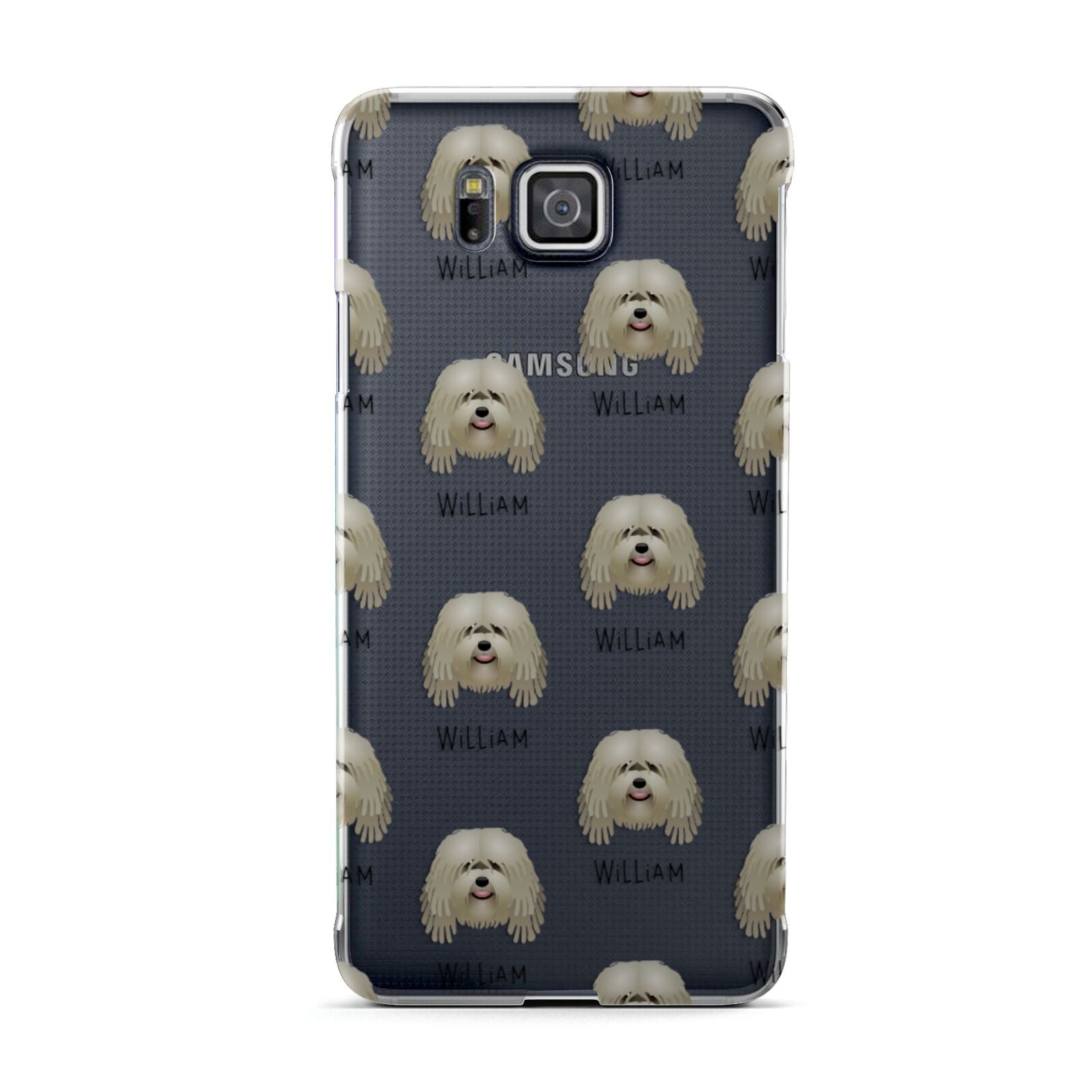 Bergamasco Icon with Name Samsung Galaxy Alpha Case