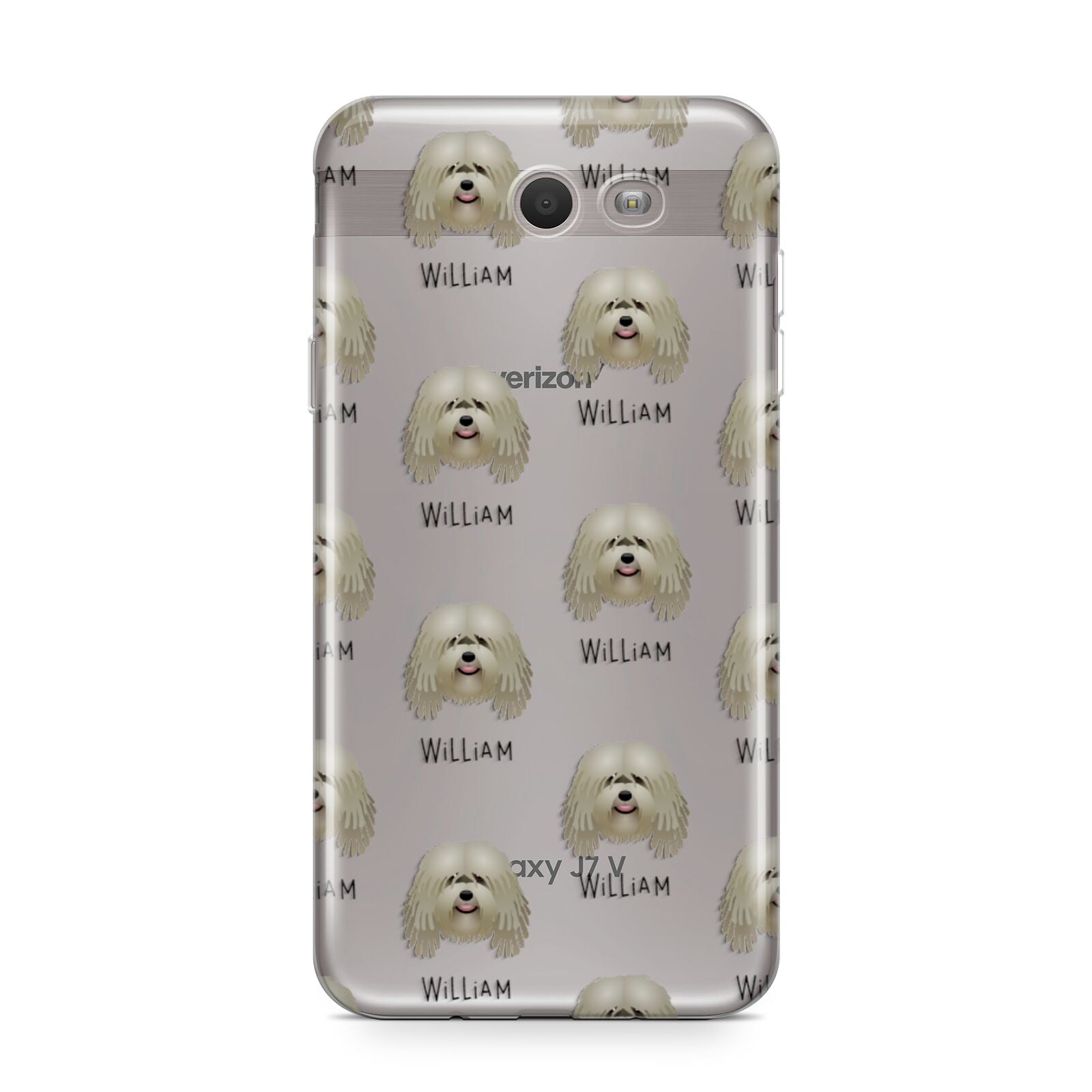 Bergamasco Icon with Name Samsung Galaxy J7 2017 Case