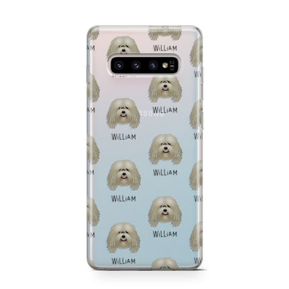Bergamasco Icon with Name Samsung Galaxy S10 Case