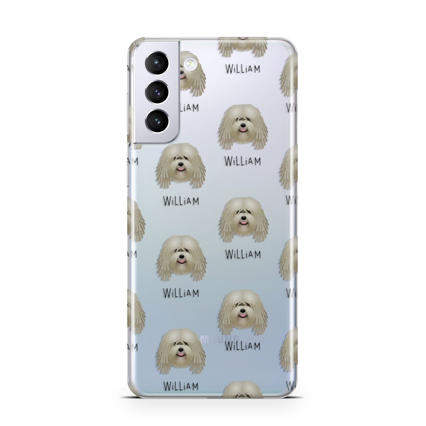Bergamasco Icon with Name Samsung S21 Plus Phone Case