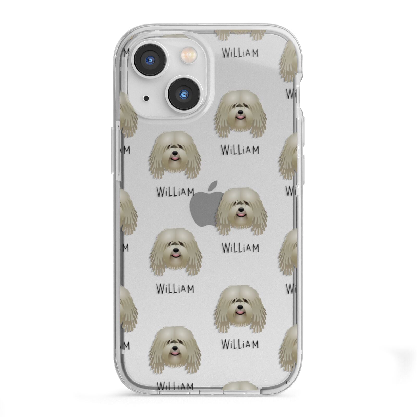 Bergamasco Icon with Name iPhone 13 Mini TPU Impact Case with White Edges
