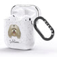 Bergamasco Personalised AirPods Glitter Case Side Image