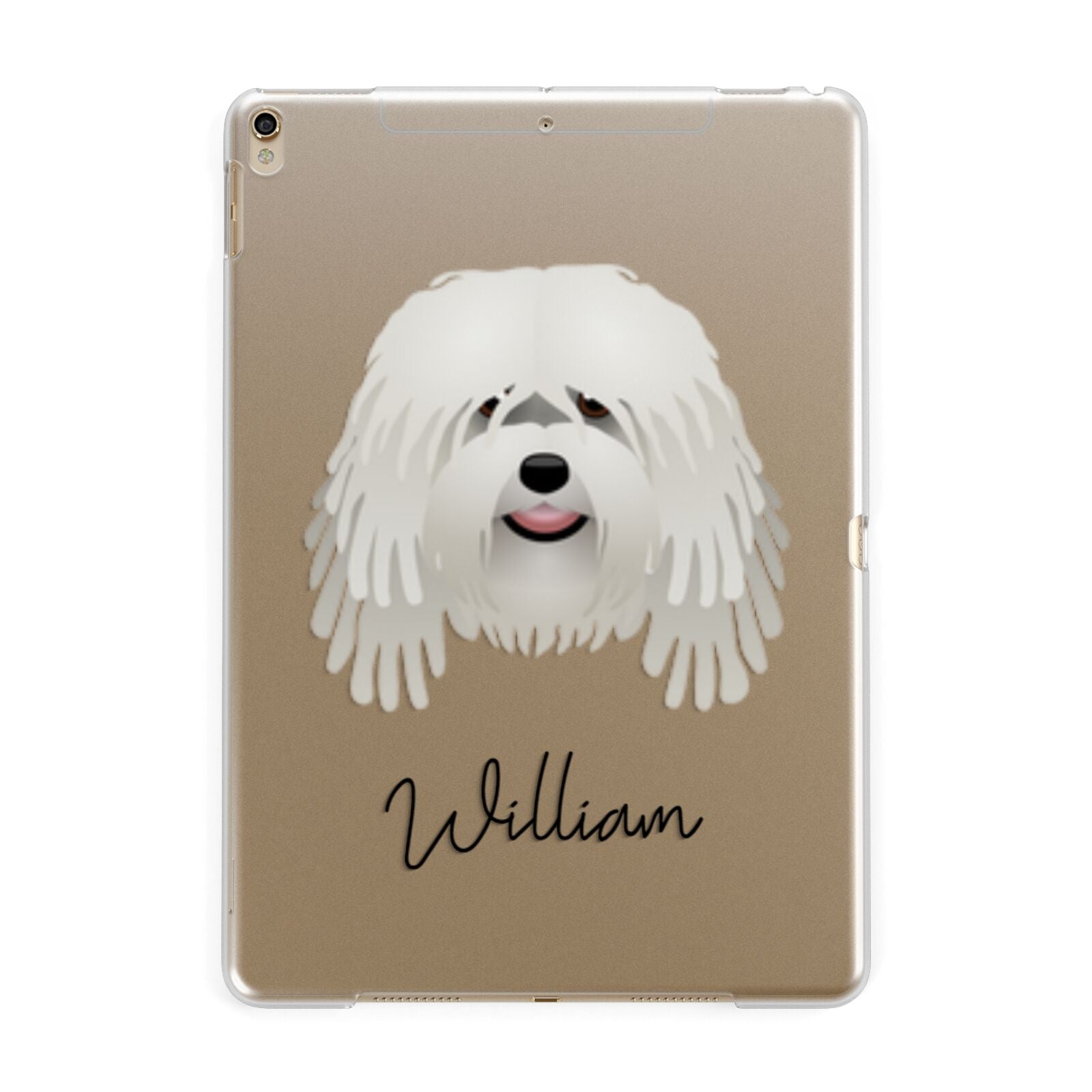 Bergamasco Personalised Apple iPad Gold Case