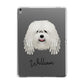 Bergamasco Personalised Apple iPad Grey Case