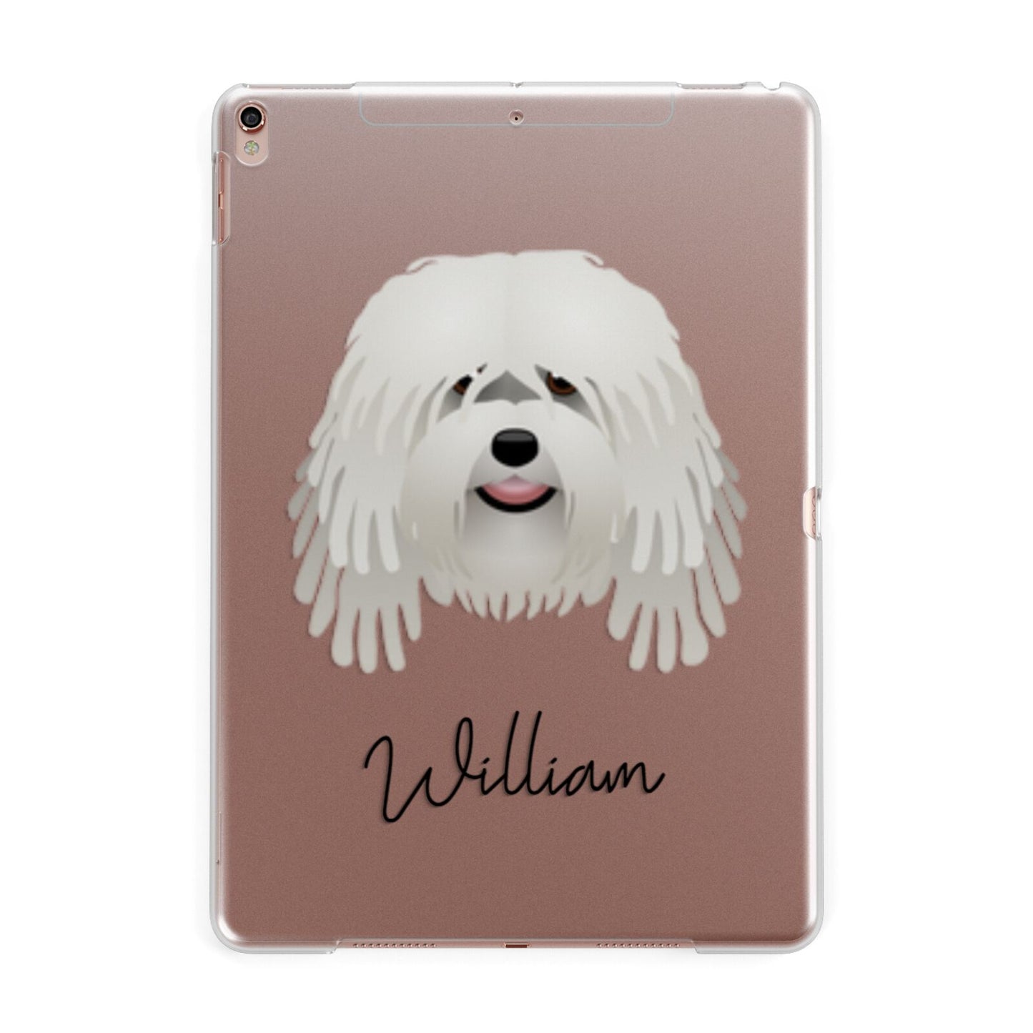 Bergamasco Personalised Apple iPad Rose Gold Case