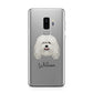 Bergamasco Personalised Samsung Galaxy S9 Plus Case on Silver phone