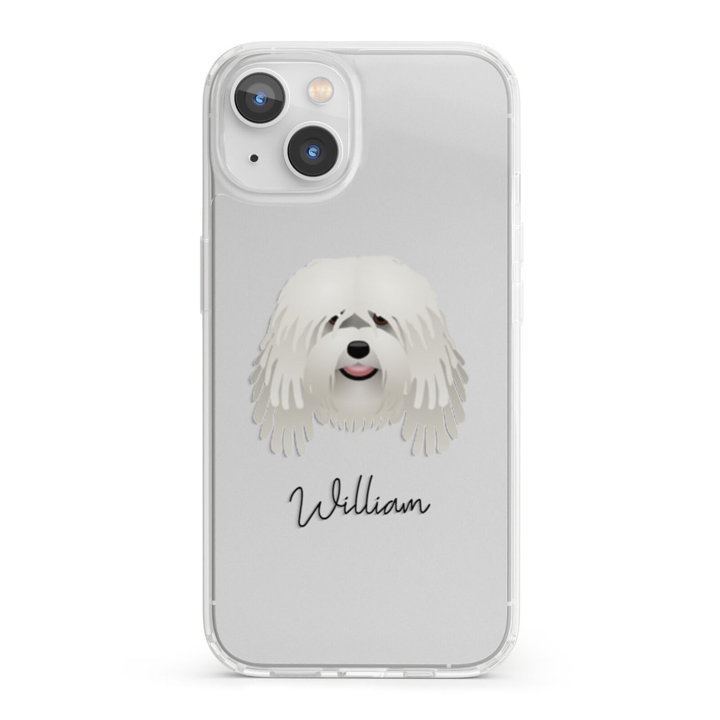 Bergamasco Personalised iPhone 13 Clear Bumper Case