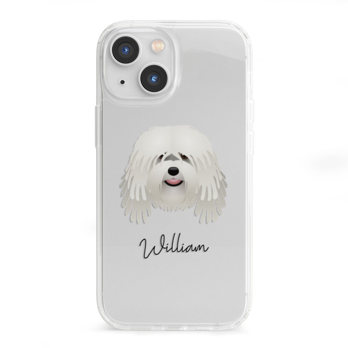 Bergamasco Personalised iPhone 13 Mini Clear Bumper Case