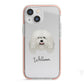 Bergamasco Personalised iPhone 13 Mini TPU Impact Case with Pink Edges