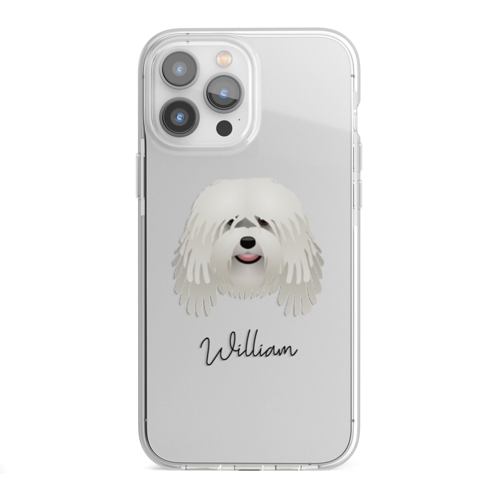 Bergamasco Personalised iPhone 13 Pro Max TPU Impact Case with White Edges