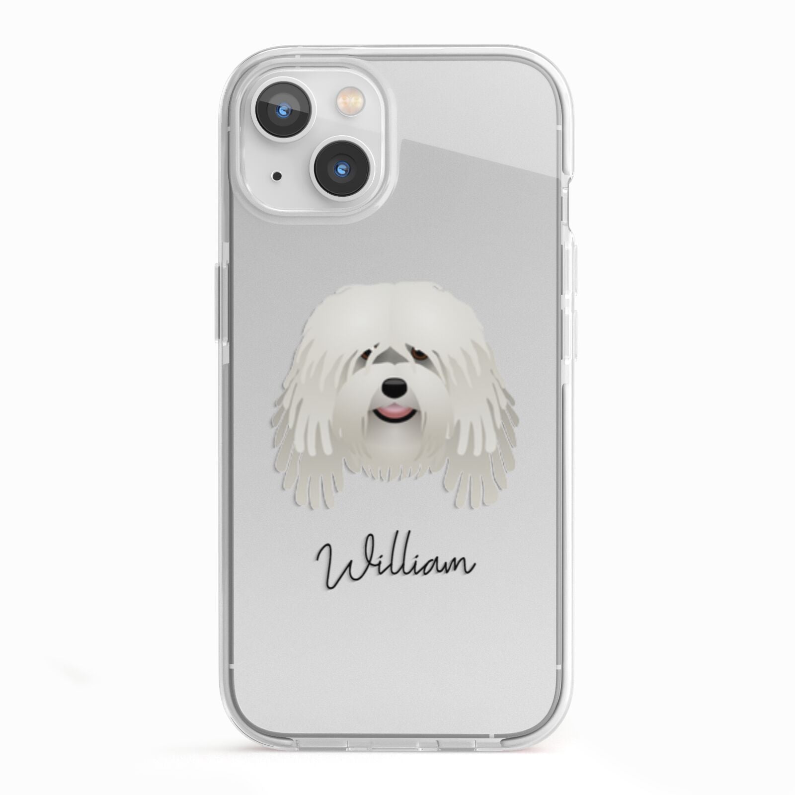 Bergamasco Personalised iPhone 13 TPU Impact Case with White Edges
