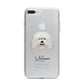 Bergamasco Personalised iPhone 7 Plus Bumper Case on Silver iPhone