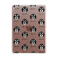 Bernedoodle Icon with Name Apple iPad Rose Gold Case